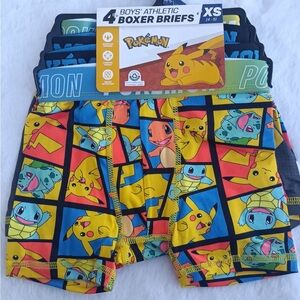 Pokemon Colorful Character Boxer Briefs